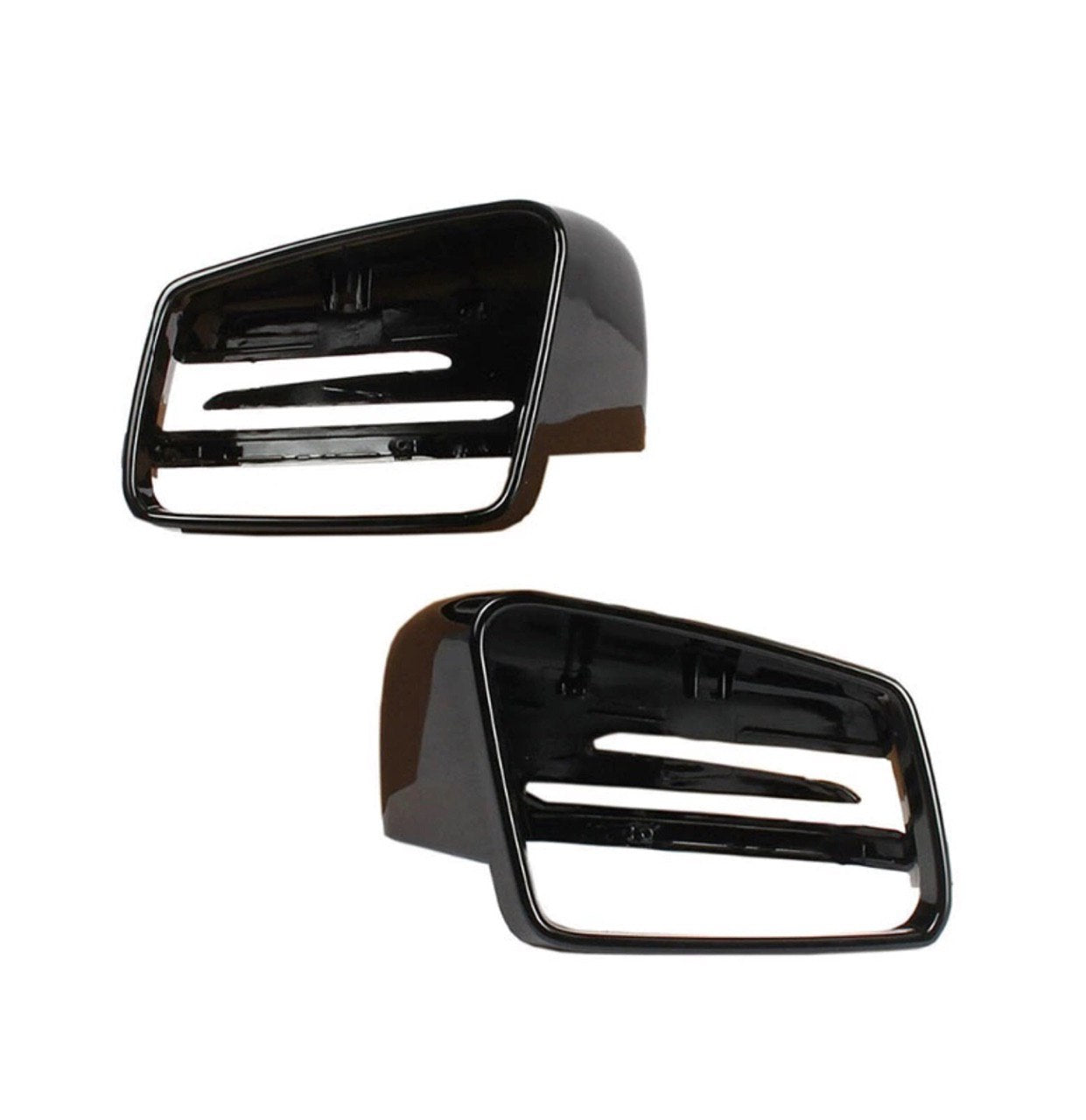 Car Wing Mirror Rearview Black Cover L & R For Mercedes-Benz C-Class W176 W246 W204 W212 W221 CLS X156 C117