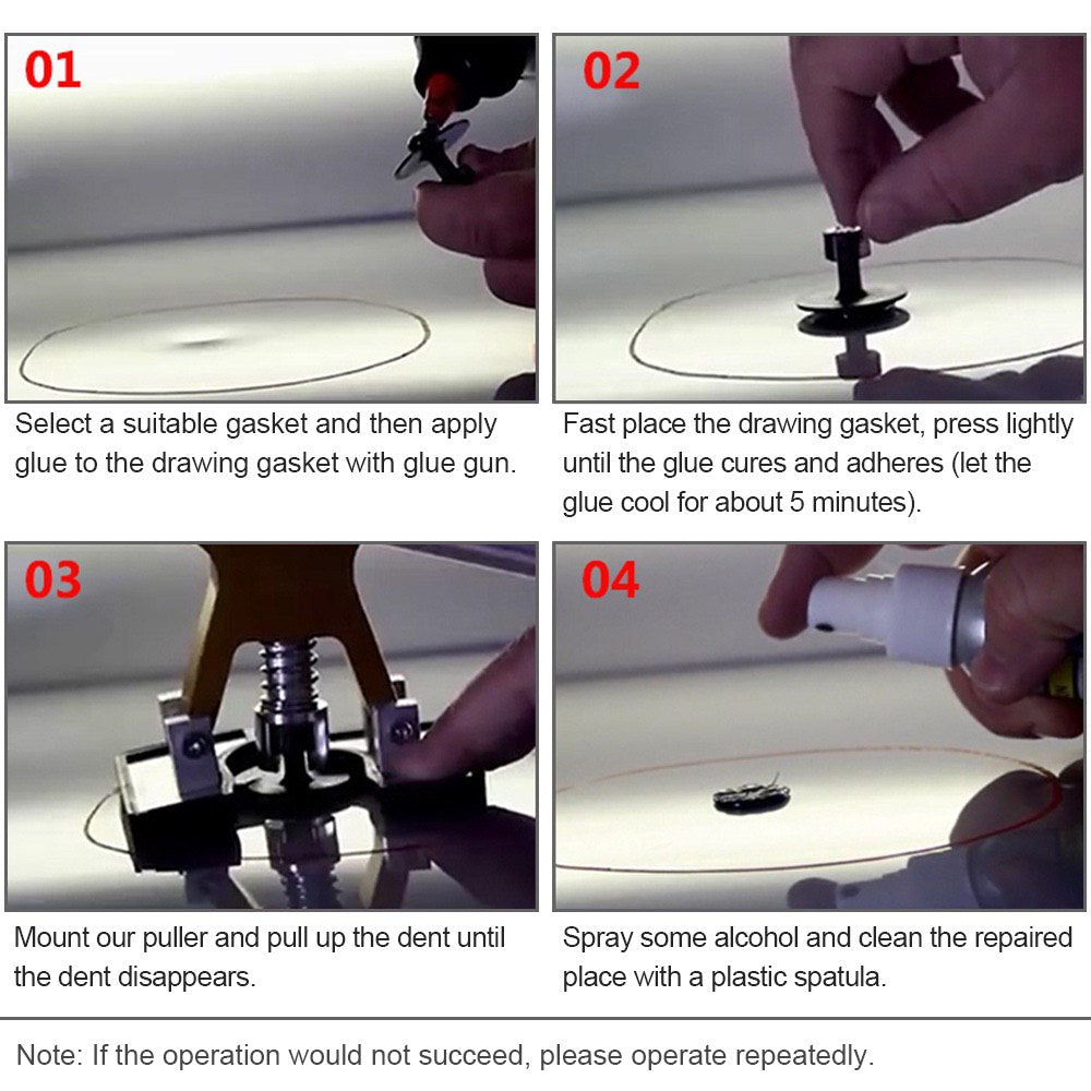 PDR Car Dent Repair Tool Set Dent Lifter Hand Tools Practical Hardware Cars Repair puller Tabs Hail Removal