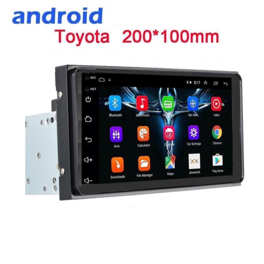 Android 9 CarPlay Compatible with Toyota Car Stereo Head Unit Multimedia Player + Bluetooth + GPS Navigation Gen 3 Prius model ZVW30 android stereo Apple CarPlay Android Auto