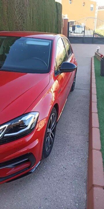 VW Golf 7 MK7 7.5 GTD R GTI Touran L E-GOLF LH Side Wing Mirror Cover Caps Black RearView Mirror Case Cover