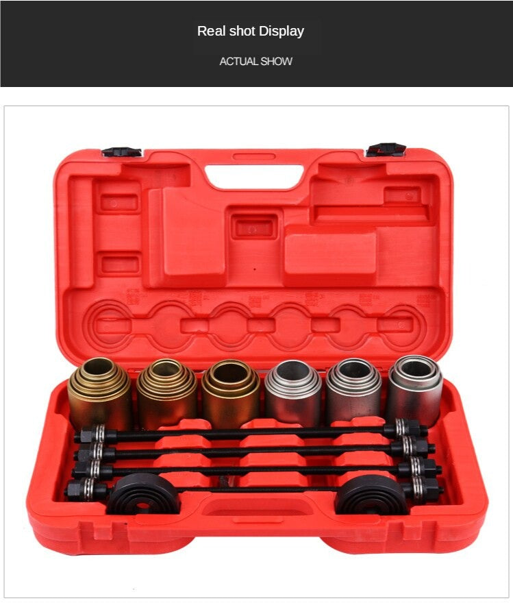 26-Piece Set of All Cars Bushing Disassembly Tool Screw Type Disassembly and Installation Tool Auto Repair