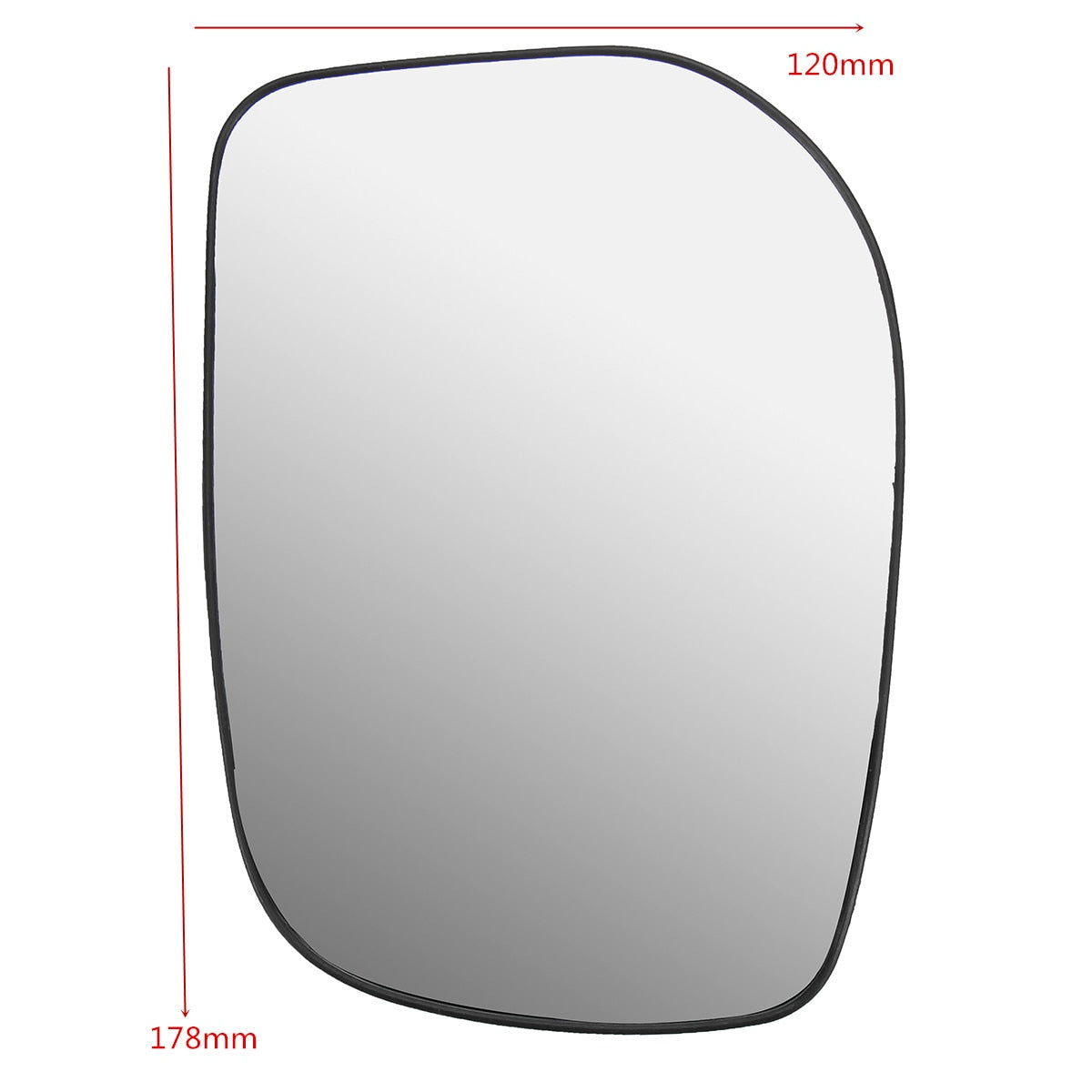 Right Side Wing Mirror Glass Compatible with Toyota Yaris 2005 2006 2007 2008 2009 2010