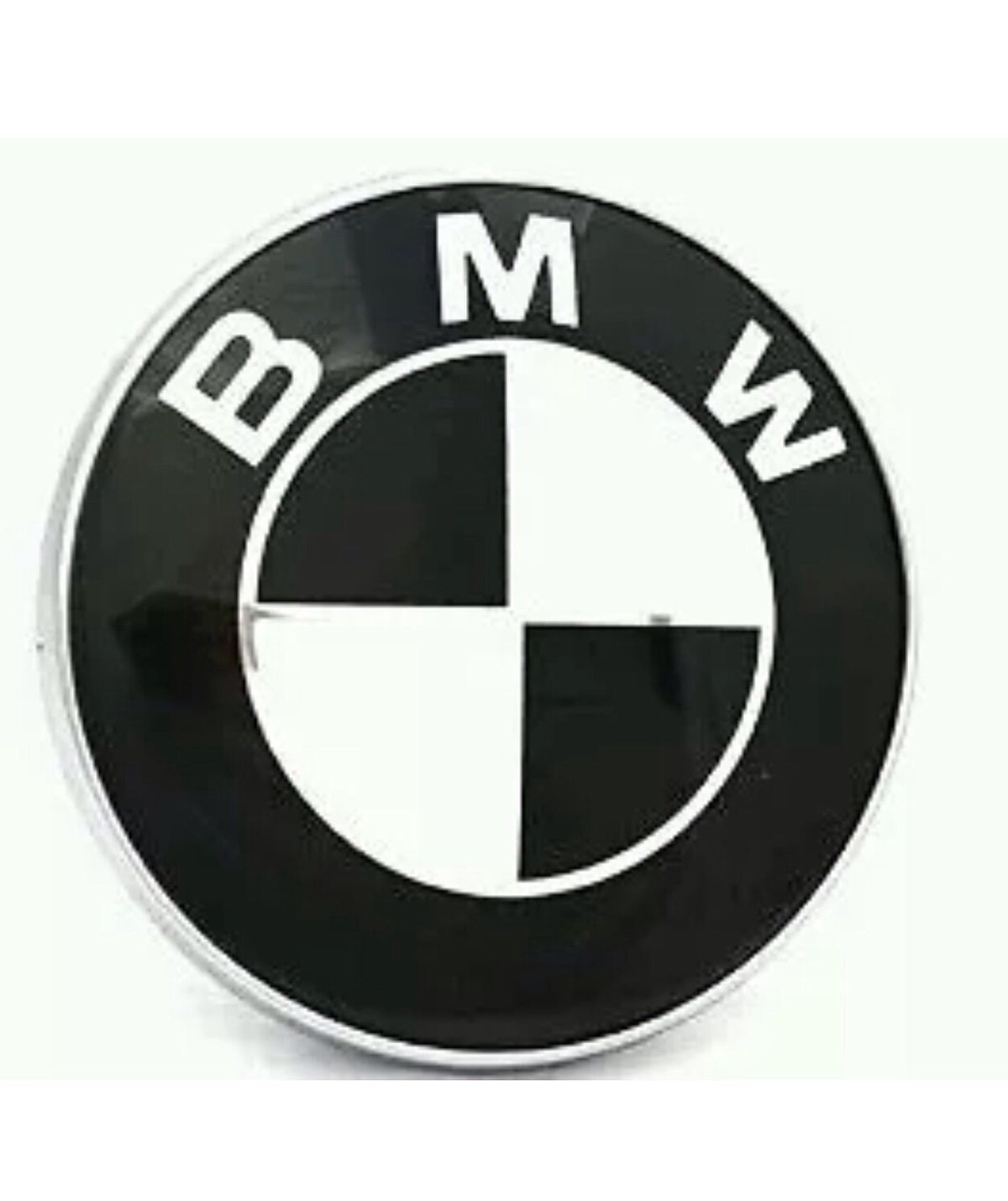 BMW EMBLEM BLACK HOLOGRAPHIC DECAL STICKER UNIQUE!! 7