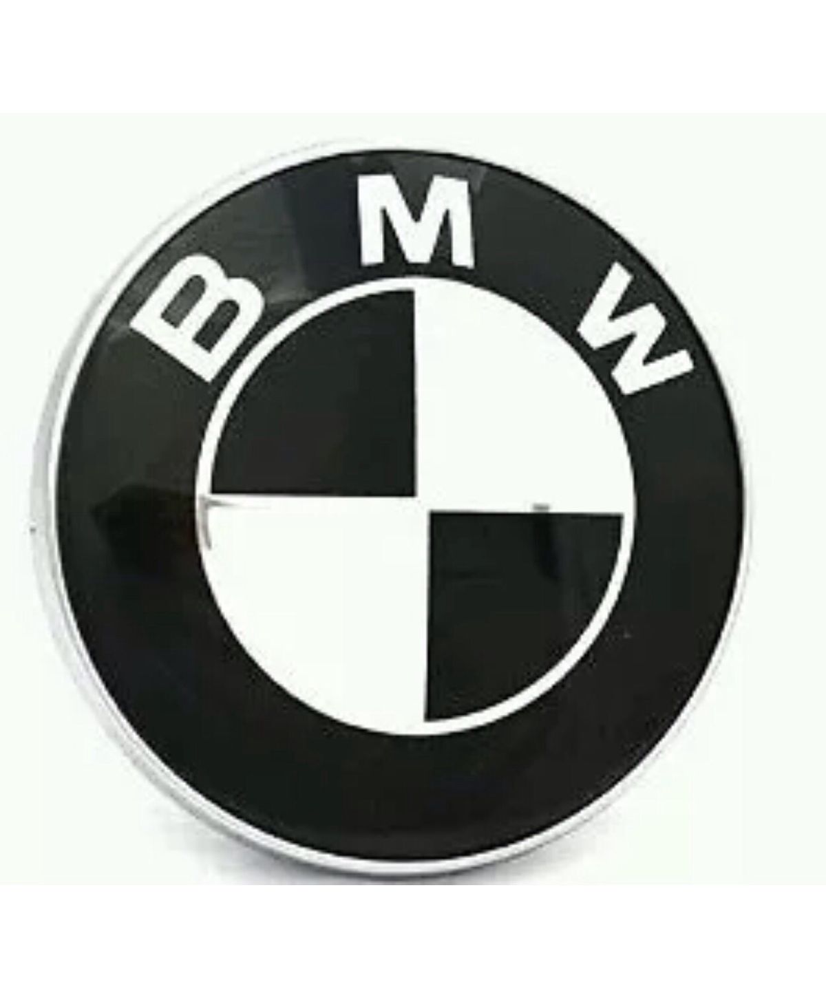 BMW Badge 74mm Bonnet Hood Self Adhesive Sticker Emblem for E46 E39 E38 E90 E60 Z3 Z4 X3 X5 X6