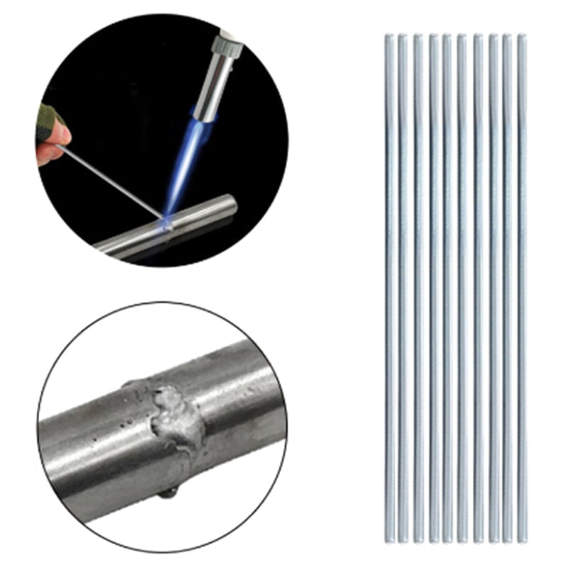 80 pcs/Set Low Temperature Easy Melt Aluminium Wire Welding Rods Bars Sticks Soldering Supplies
