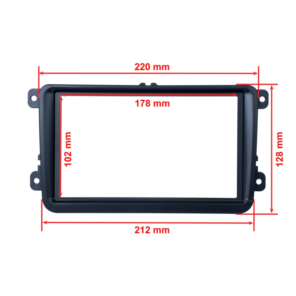 Suitable for VW Frame for 7 Inch Car Radio DVD CD Frame Stereo Trim Quick Instal For Volkswagen
