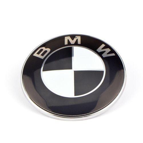 BMW Badge 82mm Bonnet Hood Self Adhesive Sticker Emblem for E46 E39 E38 E90 E60 Z3 Z4 X3 X5 X6