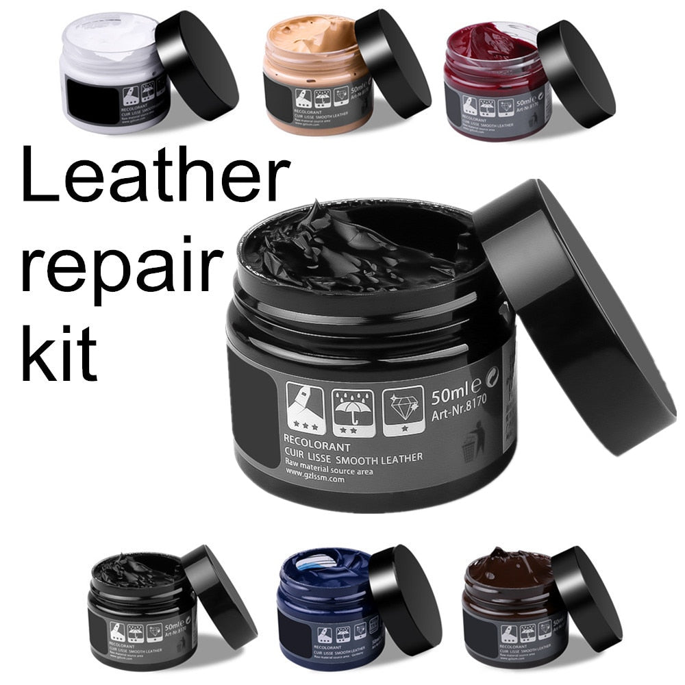 Car Care Kit Liquid Leather Skin Refurbish Repair Tool Auto Seat Sofa Coats Holes Scratch Cracks Restoration For Shoe For Car