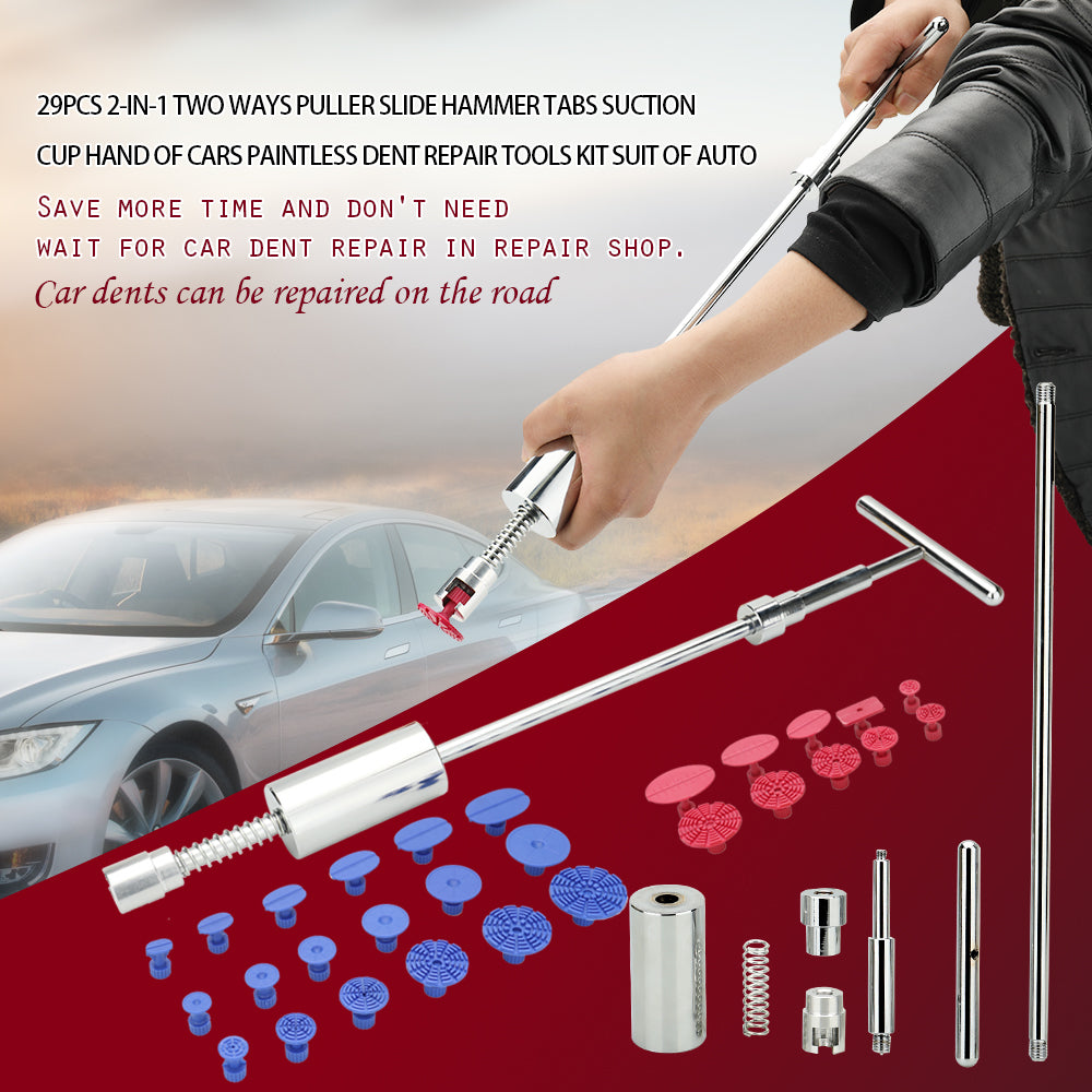 Car Dent Repair Tool Set Woodworking Tools Dent Lifter Hand Tools Sets Practical Hardware Cars Repair puller Tabs Hail Removal
