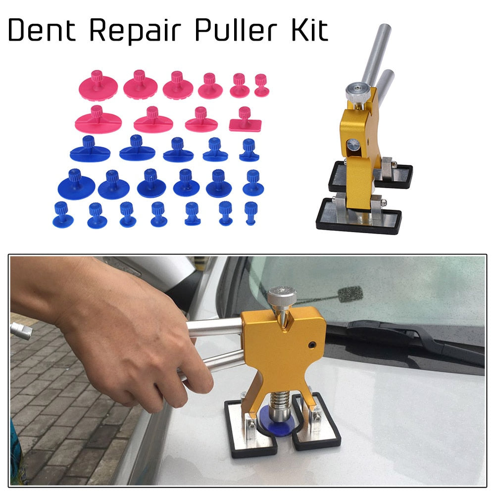 PDR Car Dent Repair Tool Set Woodworking Tools Dent Lifter Car Repair puller Tabs Hail Removal
