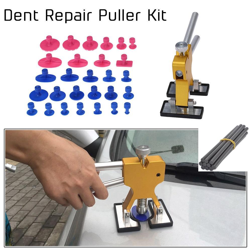 PDR Car Dent Repair Tool Set Dent Lifter Car Repair Puller Tabs Hail Removal