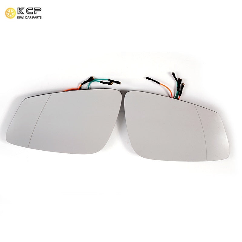 Right Side Heated Wing Mirror Glass For BMW F01 F07 F10 F11 F12 – White, Power Fold