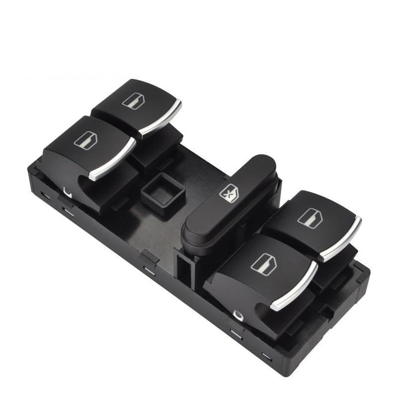 8 - K
Electric Power Master Window Switch Button For VW Jetta Golf MK5 MK6 GTI Passat B6 3C Tiguan 5ND959857 
Al or 37SKV011 SKV Silver (Amarok doesn’t work)

Power Window Master Switch Control Button For VW Jetta Tiguan Golf GTI MK5 MK6 Passat B6 CC Seat Leon MK2 5ND 959 857