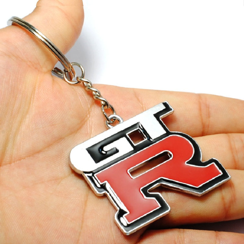 2PC x Fashion Metal 3D GTR Key Ring Chain Keychain for Nissan GTR Skyline