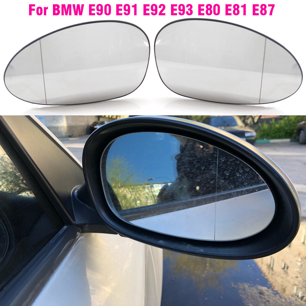 L + R Mirror Glass Suitable For BMW E90 Heated Rearview Mirrors For BMW E90 E91 E92 E93 E80 E81 E87