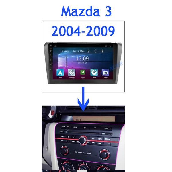 Mazda 3 Android Car GPS Stereo 2G - 32G WIFI Quad Core 2 din Multimedia for Mazda Axela 2004-2009