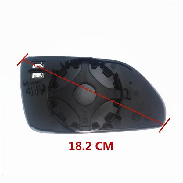 1 PAIR x Side Mirror Glass Heated Suit for VW POLO 2005-2009, SKODA OCTAVIA 2004-2012