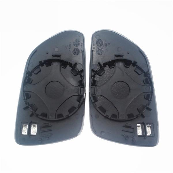 1 PAIR x Side Mirror Glass Heated Suit for VW POLO 2005-2009, SKODA OCTAVIA 2004-2012