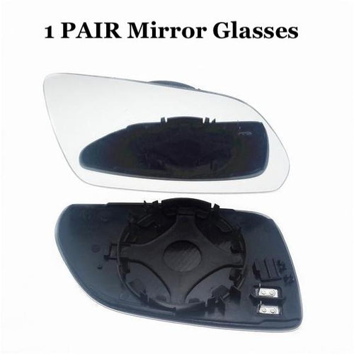 1 PAIR x Side Mirror Glass Heated VW POLO 2001-2009, SKODA OCTAVIA 2004-2012