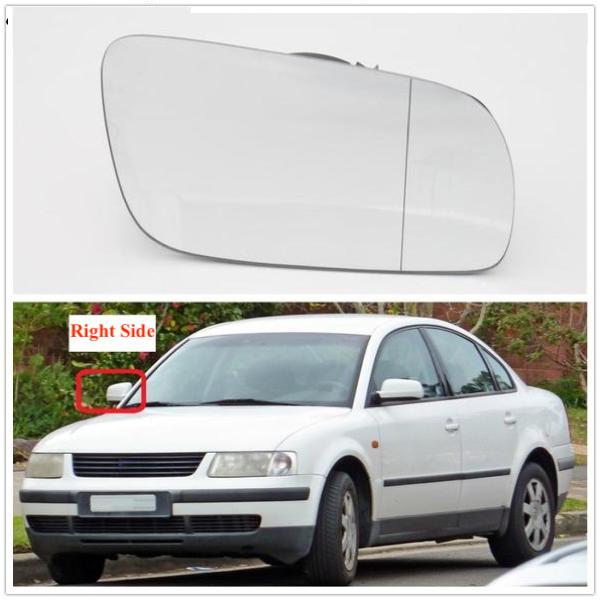 Right Side Heated Car Rear Mirror Glass For VW Passat B5 1997 - 2005