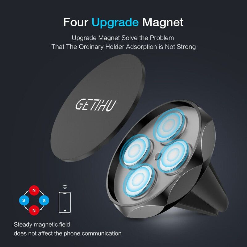 Car Phone Holder Magnetic Air Vent Mount Mobile Smartphone Stand Magnet Support Cell in Car GPS Suitable For iPhone XS Max Samsung