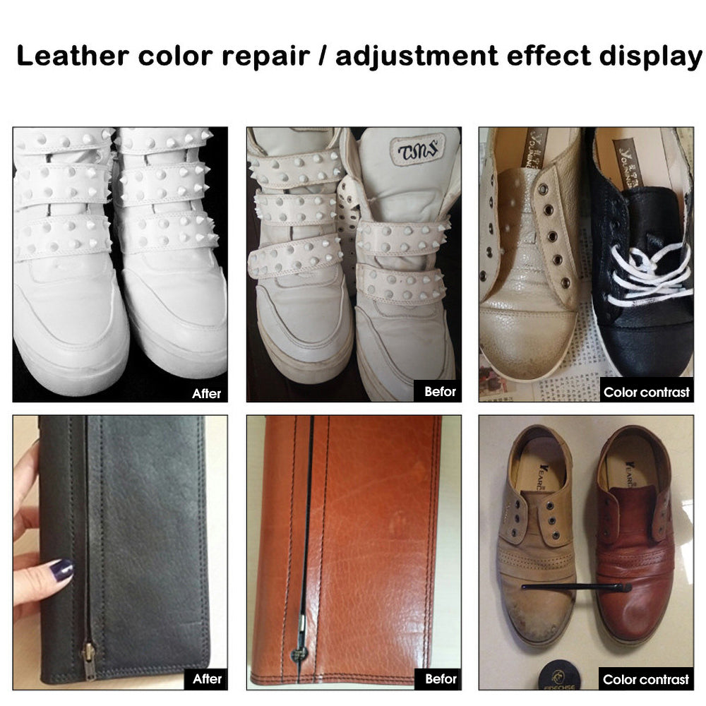 **NEW** BLACK Liquid Leather Repair Tool Auto Seat Sofa Coats Holes Scratch Cracks Restoration For Car, Sofa, Shoe