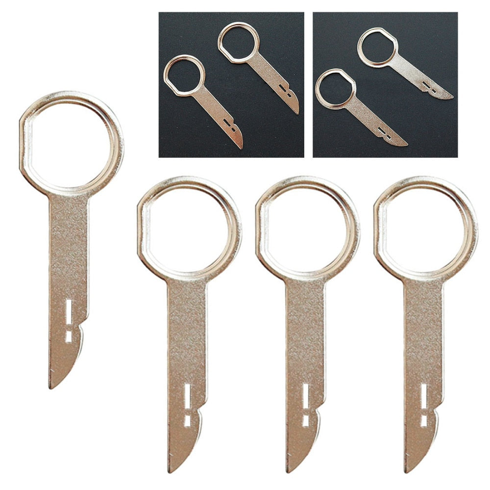 4 pcs Car Stereo Radio Removal Tool Keys Suitable For Audi For VW Golf 7 MK7 MQB For Ford