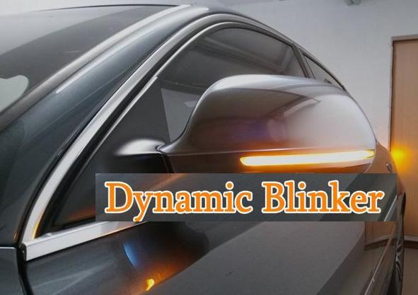 Dynamic Blinker Mirror Light for Audi A3 8P A4 A5 B8 LED Turn Signal Side Indicator