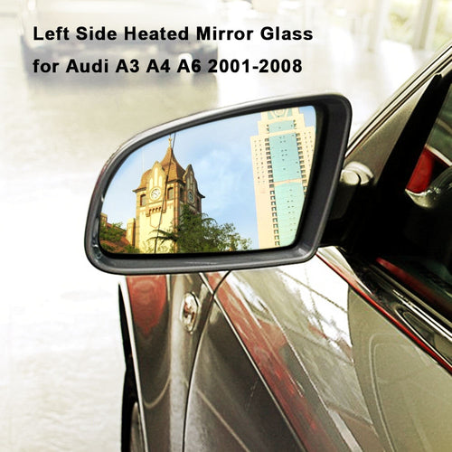 Left Side Heated Electric Wing Door Mirror Glass for Audi A3 A4 A6 2001-2008

Only 1 in Warehouse stock