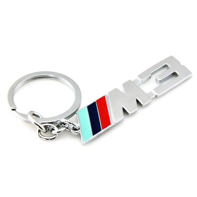 Metal Car Logo Key Ring Keychain For BMW-M3