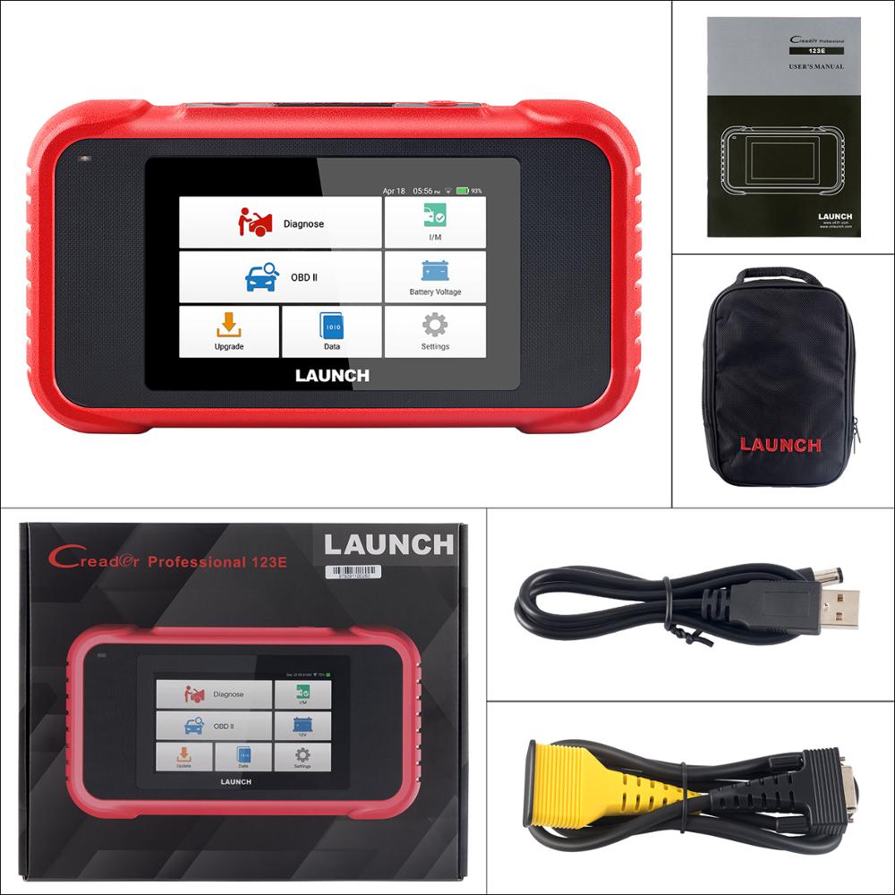 LAUNCH X431 CRP123E OBD2 ENG ABS Airbag SRS AT Auto Diagnostic Tool OBDII Code Reader Scanner free update pk CRP123X  CRP123
