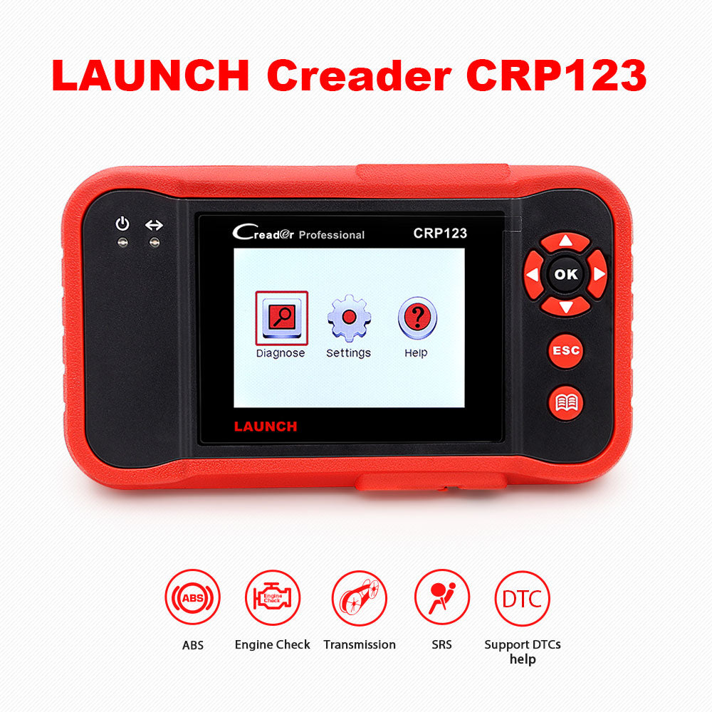 Launch X431 CRP123 Creader VIII OBD2 diagnostic tool for ENG/AT/ABS/SRS Multi-language free update