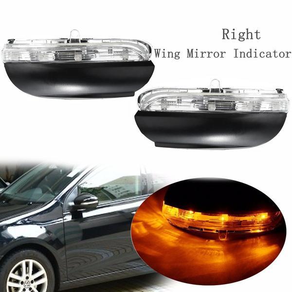 Right LED Rear View Mirror Indicator Lamp For VW Golf MK6 2009-2012 Touran 2009-2014