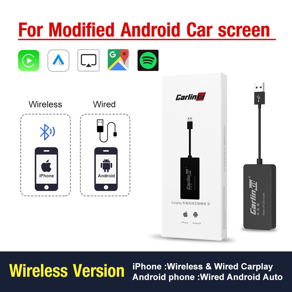 LoadKey & Carlinkit Wireless CarPlay Adapter Wireless Android Auto Dongle for Modify Android Screen Car Ariplay Smart Link IOS15LoadKey & Carlinkit Wireless CarPlay Adapter Wireless Android Auto Dongle for Modify Android Screen Car Ariplay Smart Link IOS15