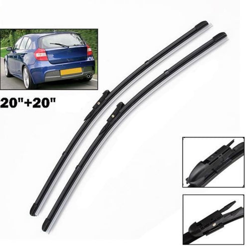 Windshield Windscreen Wiper Blades For BMW 1 Series E81 E87 Front Window Set 2004 2005 2006 2007 2008 2009 2010 2011