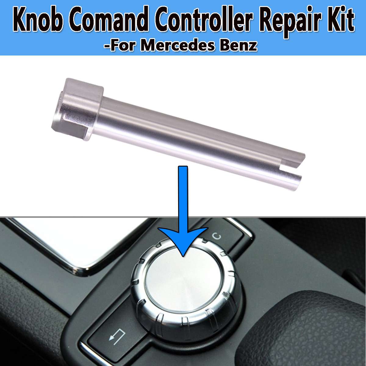 Rotary Switch Button Scroll Knob Shaft Repair Fix For Mercedes For Benz W204 X204 W212 W218
