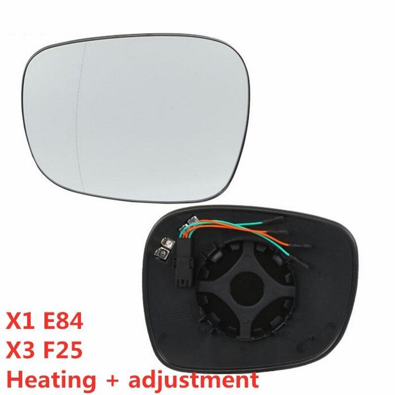 Right Mirror Glass For BMW X1 E84 X3 F25 RIGHT Side Rearview Wing Side Mirror Glass Heated 2009 +