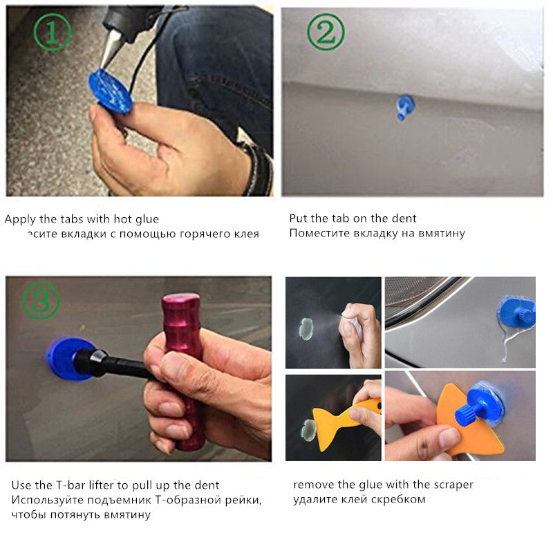 PDR Tools for Repair Glue Tabs Dent Repair Tool KIT