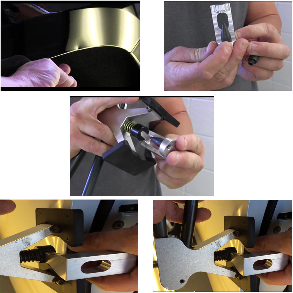 PDR tools Auto Repair Tool Door Edge Dents Remover Car Fender Dent Repair Wheel Eyebrow  with lifter Dent Repair Tools