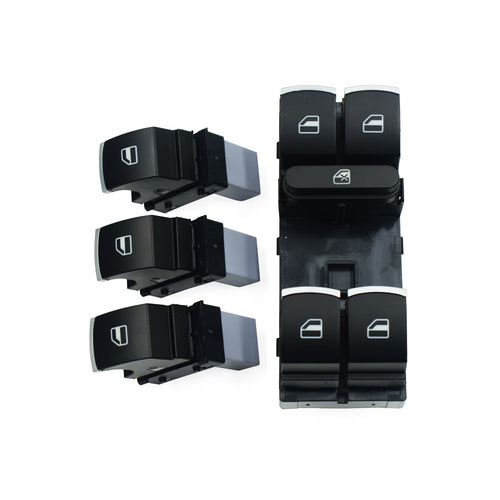 Window Control Switch Button Set For Volkswagen VW Golf MK5 6
