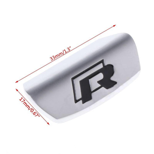 R Line Emblem For VW Golf MK7 Steering Wheel Cover Sticker Passat Jetta