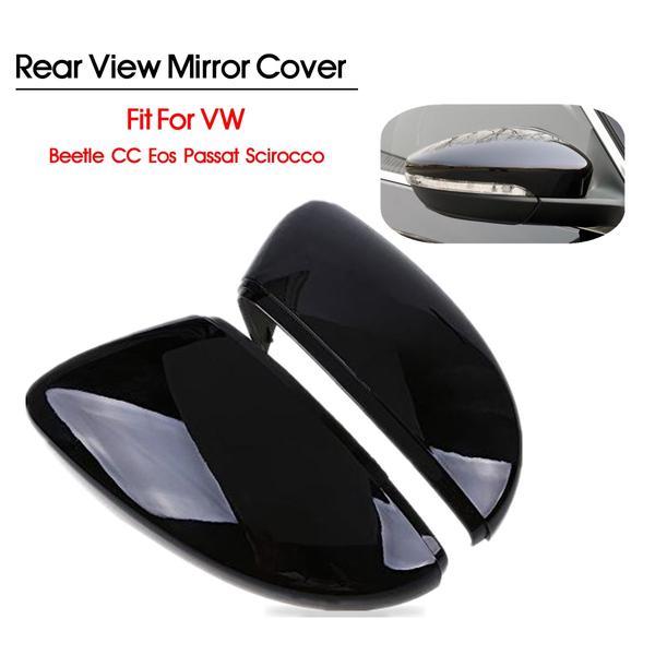 LEFT side Rear View Wing Mirror Cover Cap For VW Beetle CC Eos Passat Jetta Scirocco
