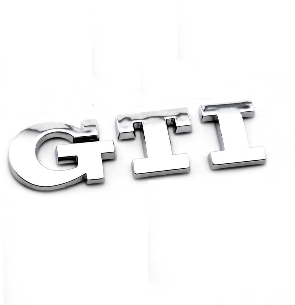 Badge GTI Emblem Sticker Suit For VW Golf MK5 MK6 MK7 GTI Polo GTI Front Grill Badge Rear Boot Trunk Car Badge