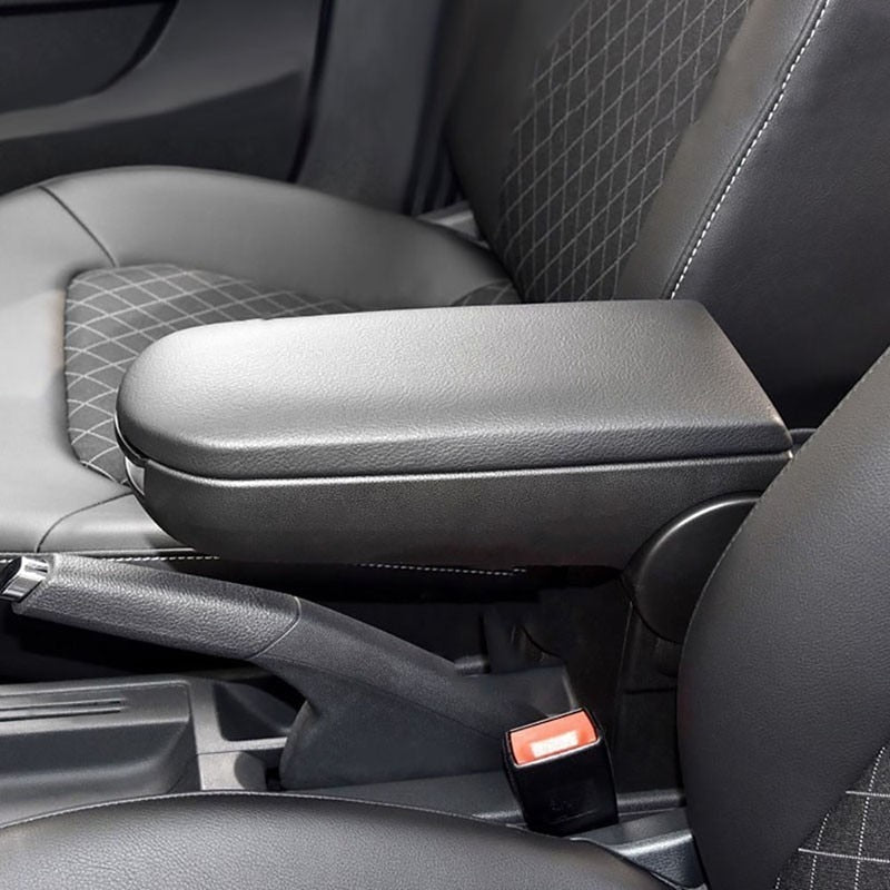 Car Center Console Arm Rest Lid PU Leather Armrest Cover Latch For VW Jetta Golf 4 MK4 Bora Passat B5 Beetle Polo Skoda