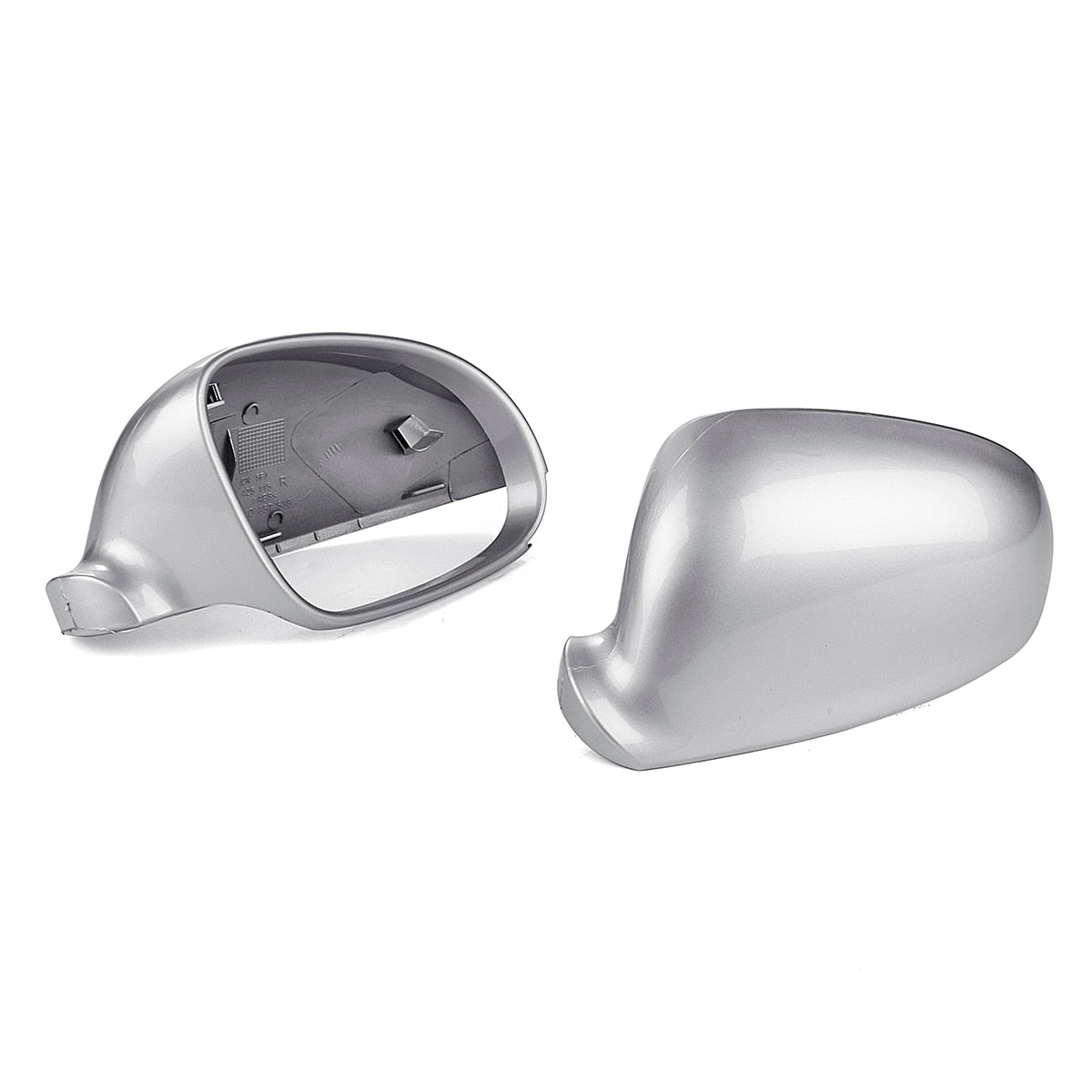 (RIGHT) Rearview Side Wing Mirror Cover Silver Suit For VW Golf Jetta MK5 2003 - 2009