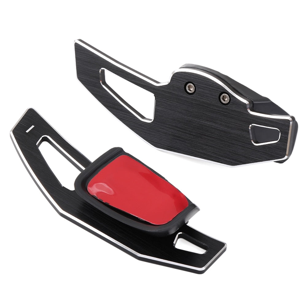 (BLACK) Steering Wheel Paddle Extension Set suit For VW Golf 5 MK5 GTI MK6 R 2.0