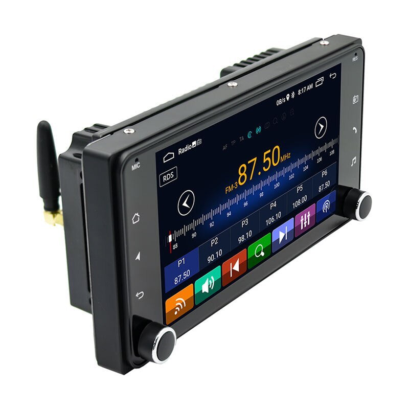 Suitable for Toyota Android Carplay 2 Din Car Radio Bluetooth Android-Auto RDS GPS Navigation WiFi USB Head Unit for Corolla Yaris AVR4 Camry
