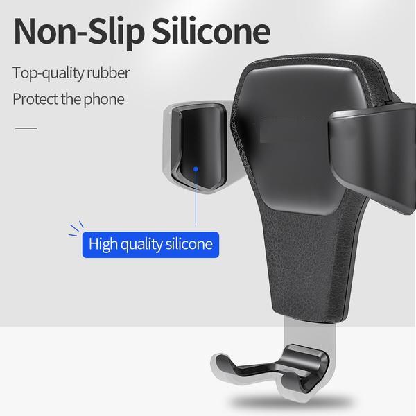 2PC x Universal Car Phone Holder For Phone Air Vent Mount Stand Holder Suitable For iPhone Smartphone Gravity Bracket