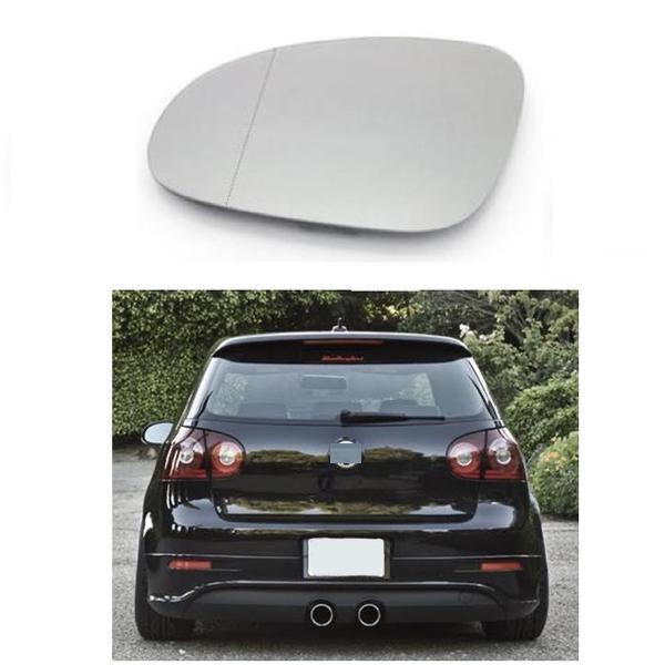 Suitable Volkswagen Golf MK5 LEFT Side Clip on Mirror Glass fit hatch and wagon