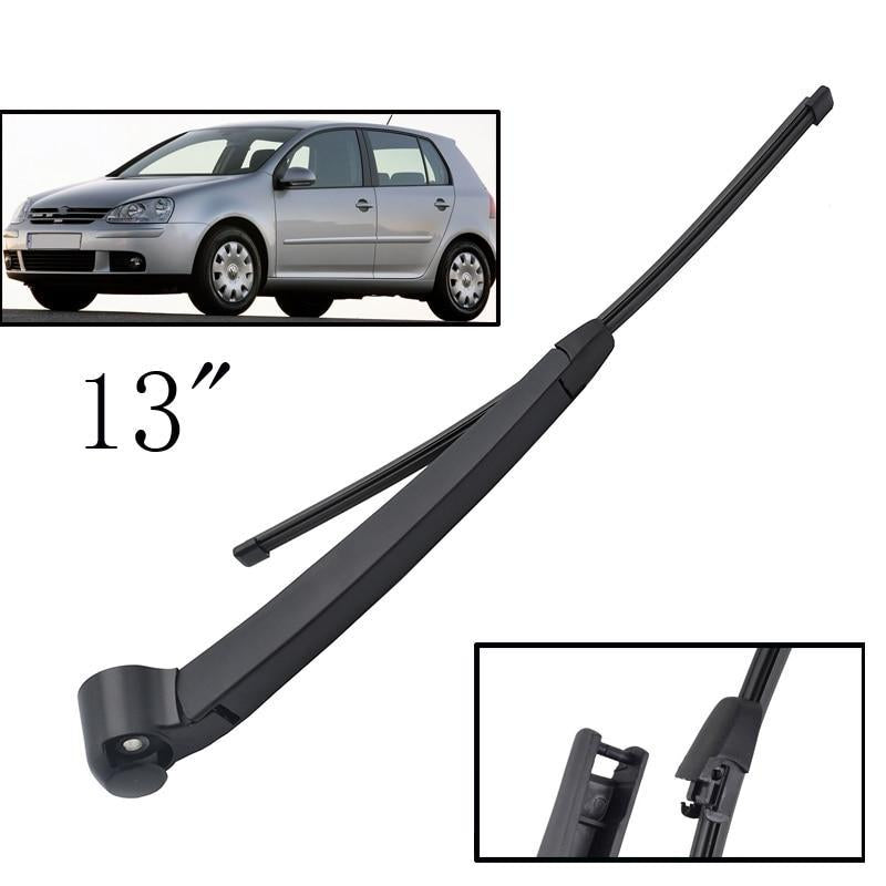Wiper 13" Rear Wiper Blade & Arm Set Kit For VW Golf V MK 5 2003-2009 Variant Windshield Windscreen Rear Window Part numbers:  3C9955425 6Q6955425 6Q6955425A 6Q6955435D 6Q6955707C 3C9 955 425 6Q6 955 425 6Q6 955 425A 6Q6 955 435D  6Q6 955 707C
57596 AIC